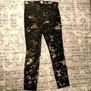 Gold & Black Skinny Pant